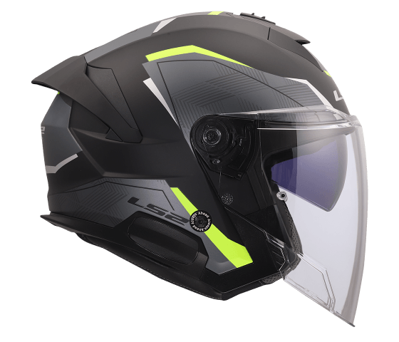 OF618 VERSO II AIR Matt Black H-V Yellow